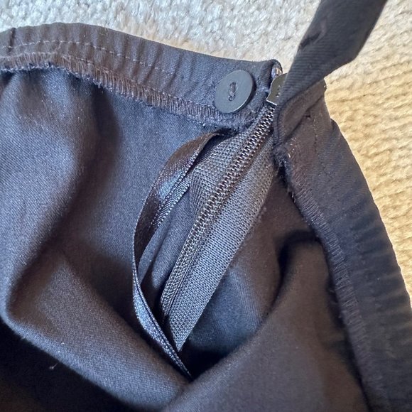 Eileen Fisher Black Cropped Pants Sz Petite Medium - Picture 3 of 7